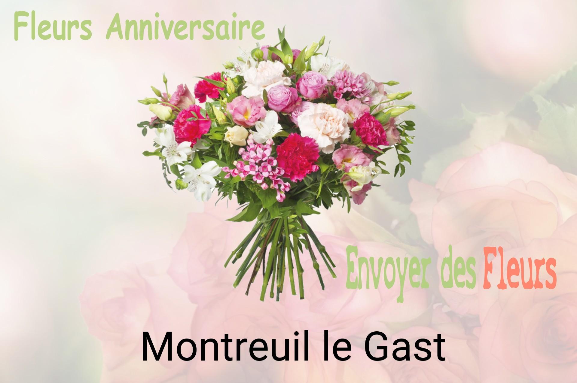 Bouquet de fleurs d’anniversaire livré à Montreuil-le-Gast